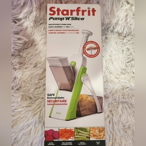 NWOT starfrit‎ pump'n'slice